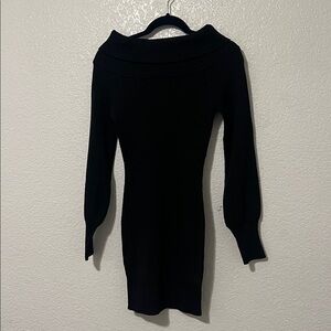 Fashion Nova Black Off-Shoulder Sweater